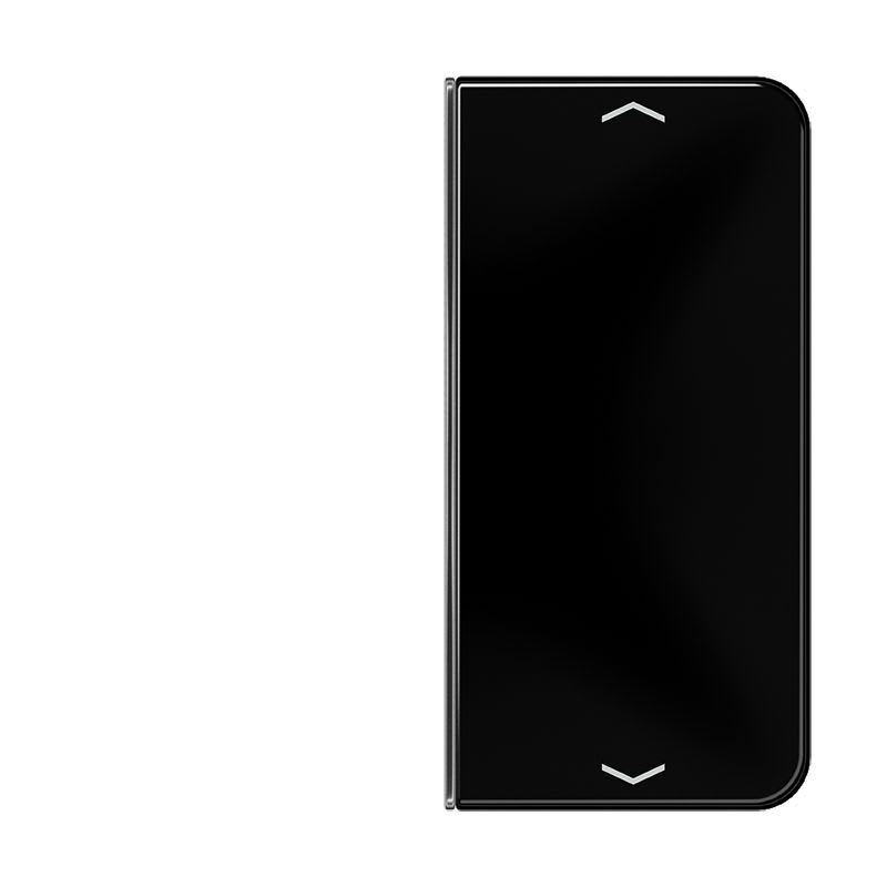 Jung - Touche 2 voies avec flèches F40 / CD 500 Noir