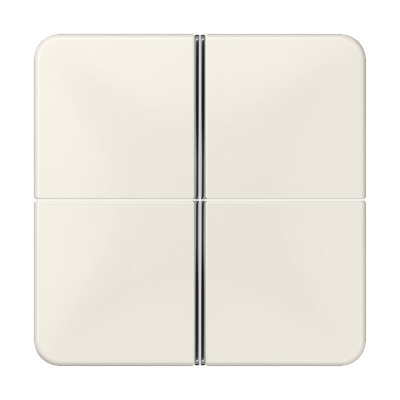 Jung - Kit touche complet 4 voies F40 / CD 500 Ivoire