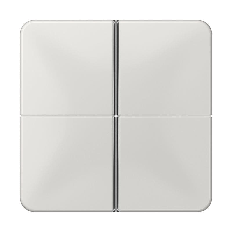 Jung - Kit touche complet 4 voies F40 / CD 500 Gris clair