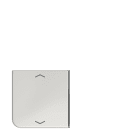 Jung - Touche 4 voies avec flèches F40 / CD 500 Gris clair
