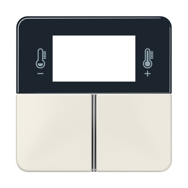Jung - Kit touche pour régulateur KNX F40 / CD 500 Ivoire