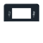 Jung - Kit Afficheur avec sympbole T° pour régulateur F40 / CD 500