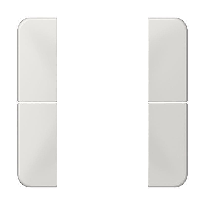 Jung - Kit touche complet 2 voies F50 / CD 500 Gris clair