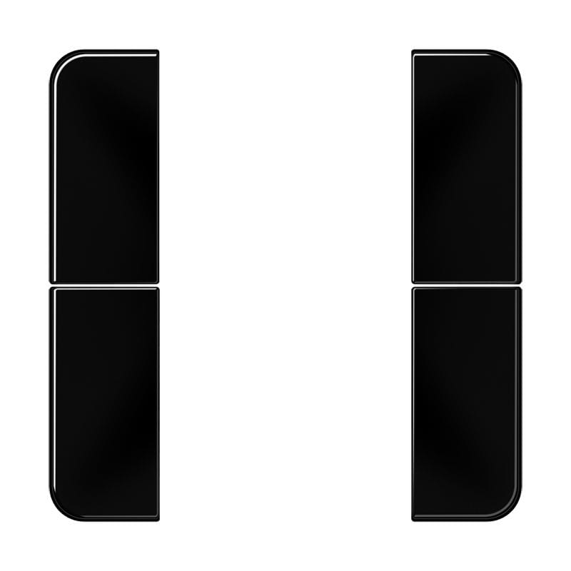 Jung - Kit touche complet 2 voies F50 / CD 500 Noir