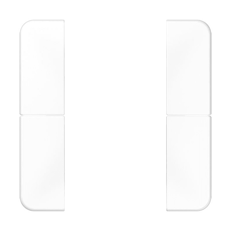 Jung - Kit touche complet 2 voies F50 / CD 500 Blanc