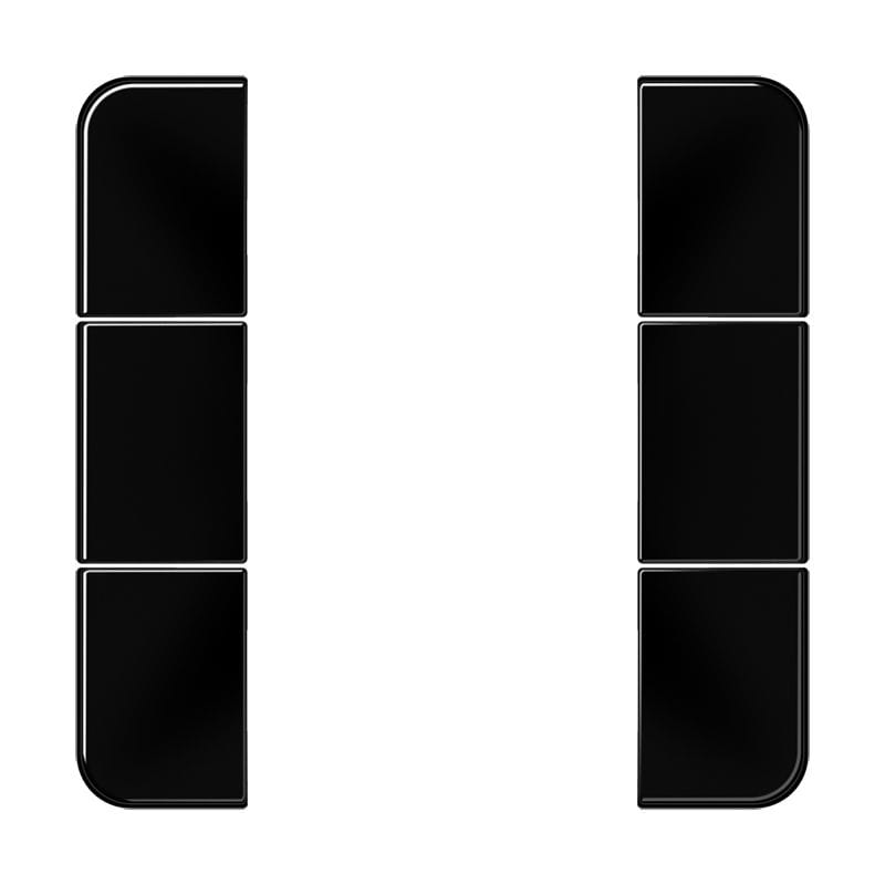 Jung - Kit touche complet 3 voies F50 / CD 500 Noir