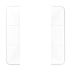 Jung - Kit touche complet 3 voies F50 / CD 500 Blanc