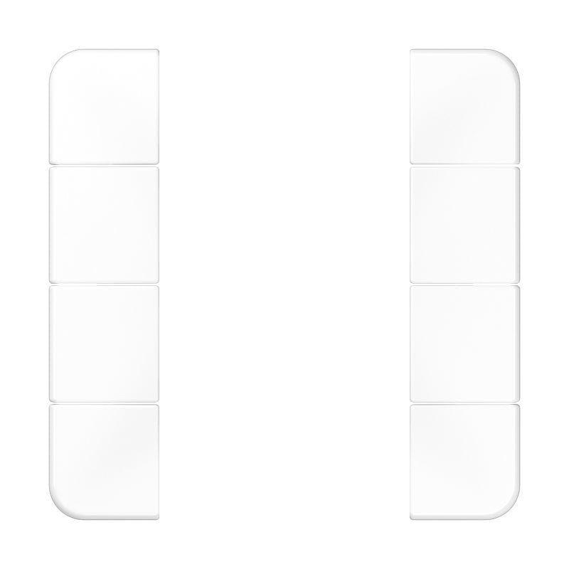 Jung - Kit touche complet 4 voies F50 / CD 500 Blanc