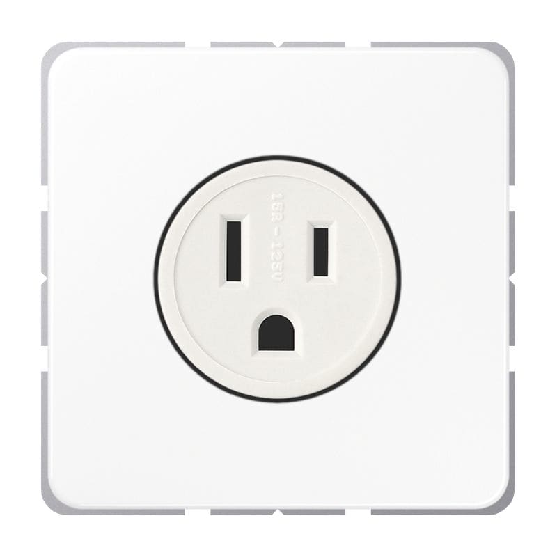 Jung - Prise de courant US-NEMA 15A 125V / CD 500 Blanc