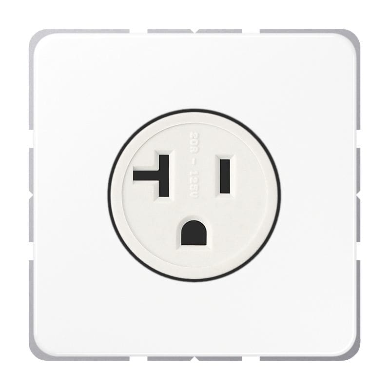 Jung - Prise de courant US-NEMA 20A 125V / CD 500 Blanc