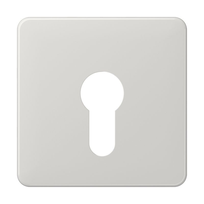 Jung - Enjoliveur pour IN et BP à clé plat / CD 500 Gris clair