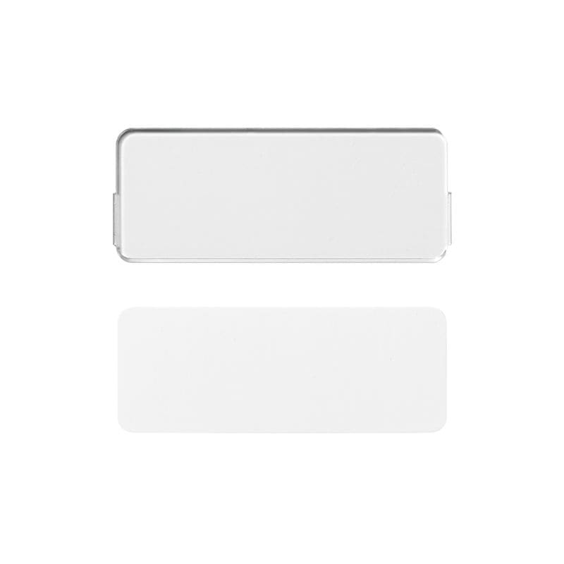 Jung - Obturateur transparent pour capot avec porte étiquette / CD 500