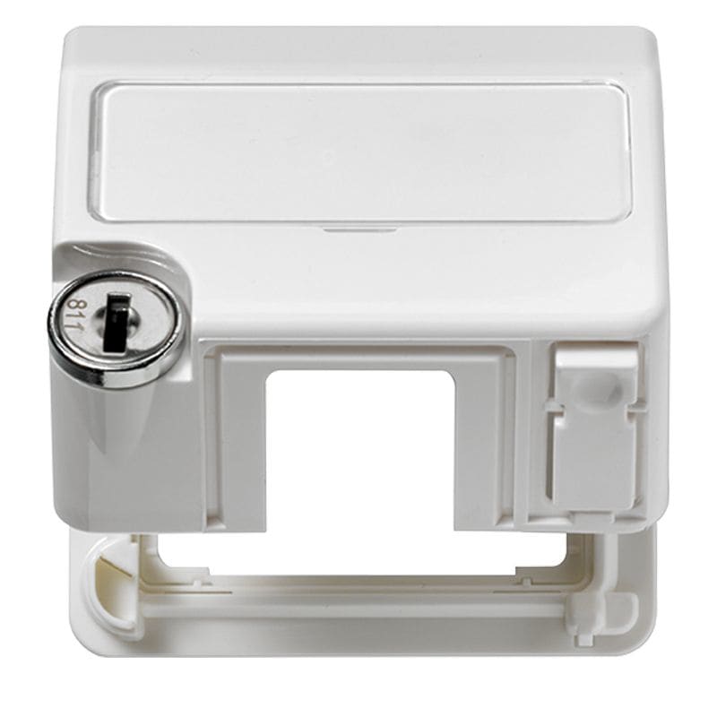 Jung - Enjoliveur couvercle, version haute & PE / CD 500 Blanc