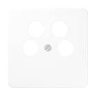 Jung - Enjoliveur pour prise TV-FM-SAT Ankaro / CD 500 Blanc