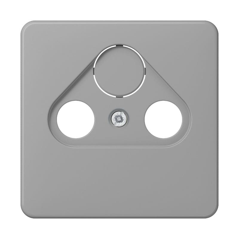 Jung - Enjoliveur pour prise TV-FM-SAT / CD 500 Gris