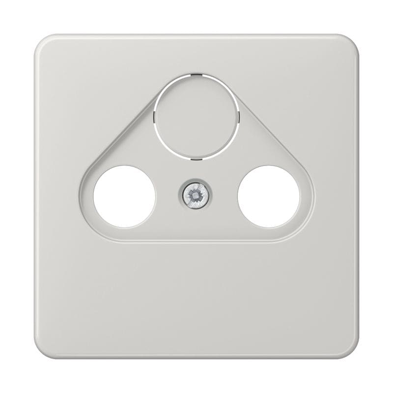 Jung - Enjoliveur pour prise TV-FM-SAT / CD 500 Gris clair