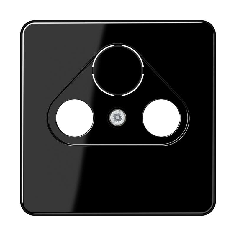 Jung - Enjoliveur pour prise TV-FM-SAT / CD 500 Noir