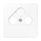 Jung - Enjoliveur pour prise TV-FM-SAT / CD 500 Blanc