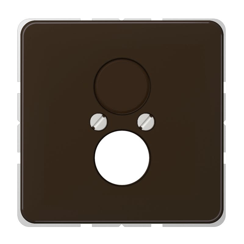 Jung - Enjoliveur pour 2 mini fiches / CD 500 Brun