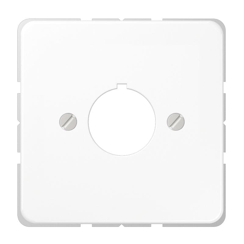 Jung - Enjoliveur pour auxiliaire 22,5 mm / CD 500 Blanc