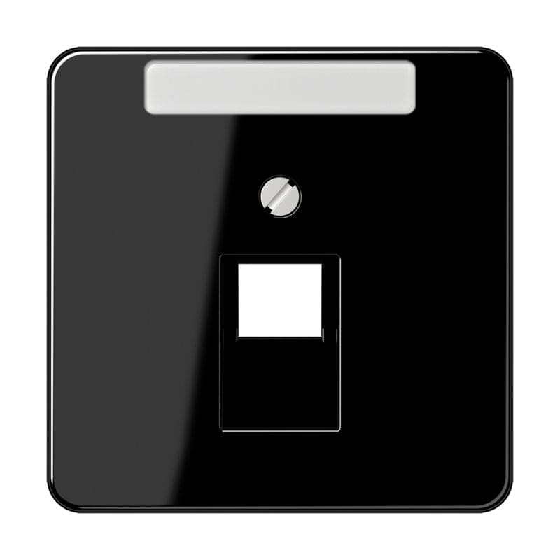 Jung - Enjoliveur pour prise IAE/UAE avec PE / CD 500 Noir