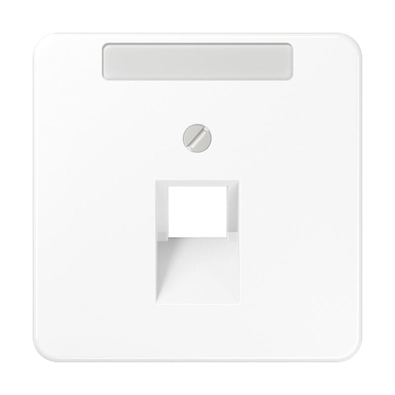 Jung - Enjoliveur pour prise IAE/UAE avec PE / CD 500 Blanc