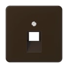 Jung - Enjoliveur pour prise IAE/UAE / CD 500 Brun