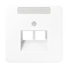 Jung - Enjoliveur pour prise IAE/UAE avec PE / CD 500 Blanc