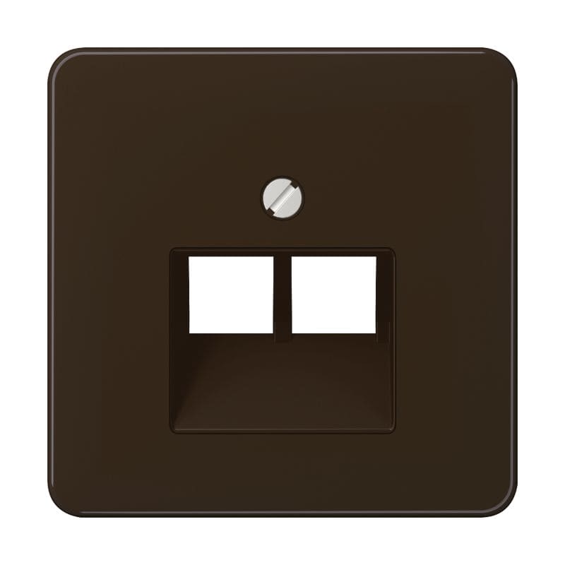 Jung - Enjoliveur pour prise IAE/UAE / CD 500 Brun