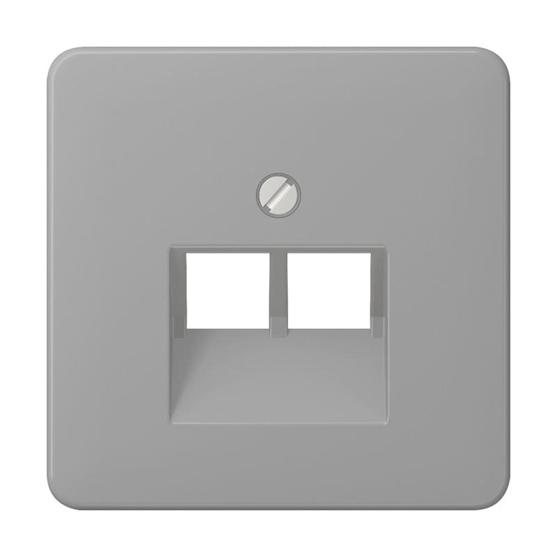 Jung - Enjoliveur pour prise IAE/UAE / CD 500 Gris