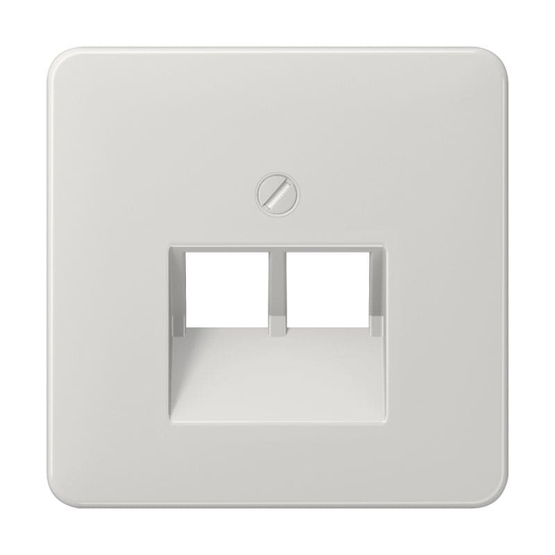 Jung - Enjoliveur pour prise IAE/UAE / CD 500 Gris clair