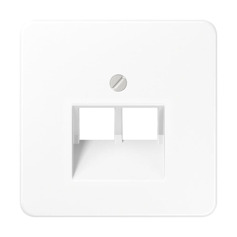 Jung - Enjoliveur pour prise IAE/UAE / CD 500 Blanc