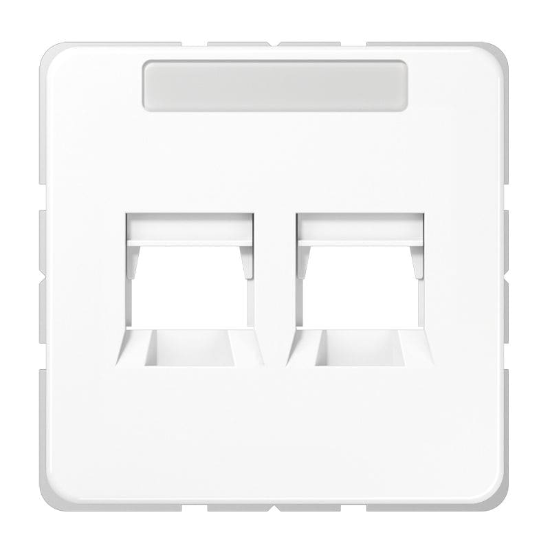 Jung - Enjoliveur pour noyau Modulear-Jack / CD 500 Blanc