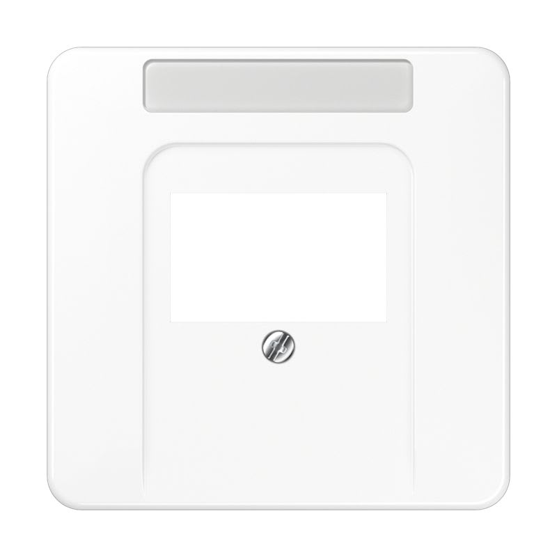 Jung - Enjoliveur pour prise TAE avec PE / Série CD 500 Blanc