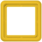 Jung - Cadre de fintion 1 poste / Série CD 500 Jaune