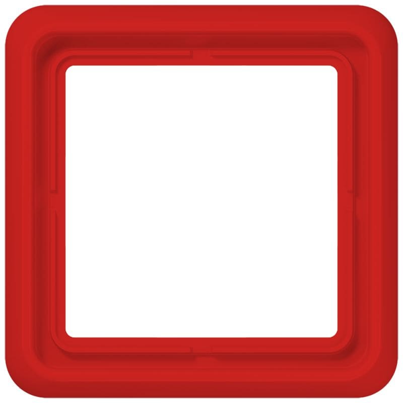 Jung - Cadre de fintion 1 poste / Série CD 500 Rouge