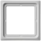 Jung - Cadre de fintion 1 poste goulotte / Série CD 500 Gris clair