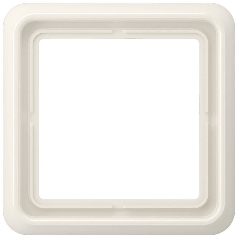 Jung - Cadre de fintion 1 poste / Série CD 500 Ivoire IP44