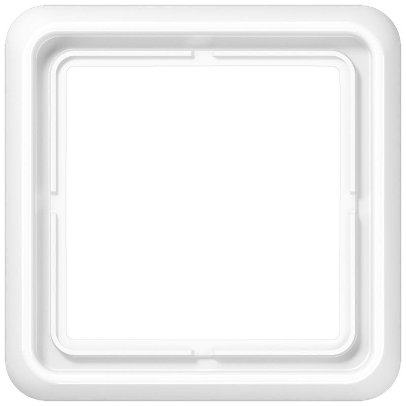 Jung - Cadre de fintion 1 poste / Série CD 500 Blanc IP44