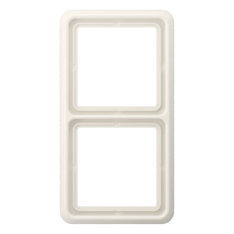 Jung - Cadre de fintion 2 postes / Série CD 500 Ivoire