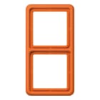 Jung - Cadre de fintion 2 postes / Série CD 500 Orange IP44
