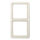 Jung - Cadre de fintion 2 postes / Série CD 500 Ivoire IP44