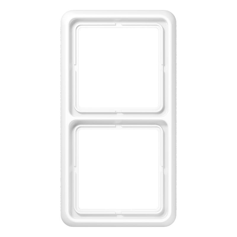 Jung - Cadre de fintion 2 postes / Série CD 500 Blanc