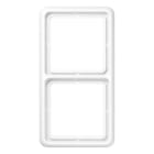 Jung - Cadre de fintion 2 postes / Série CD 500 Blanc