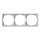 Jung - Cadre de fintion 3 postes goulotte / Série CD 500 Gris clair