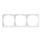 Jung - Cadre de fintion 3 postes goulotte / Série CD 500 Blanc