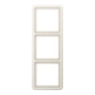 Jung - Cadre de fintion 3 postes / Série CD 500 Ivoire