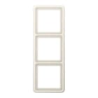 Jung - Cadre de fintion 3 postes / Série CD 500 Ivoire IP44