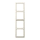 Jung - Cadre de fintion 4 postes / Série CD 500 Ivoire