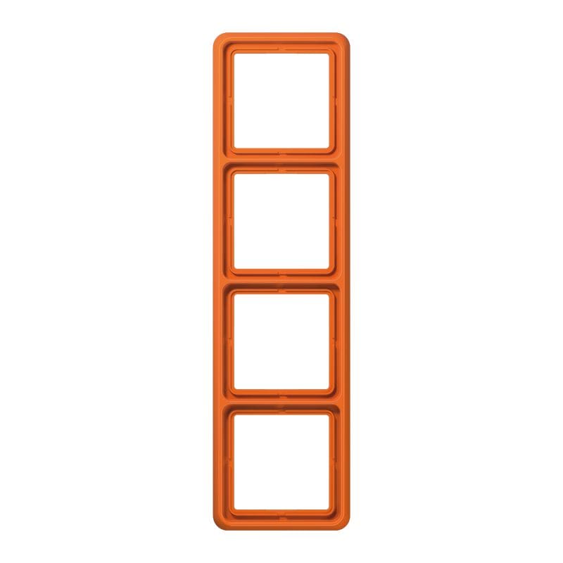 Jung - Cadre de fintion 4 postes / Série CD 500 Orange IP44